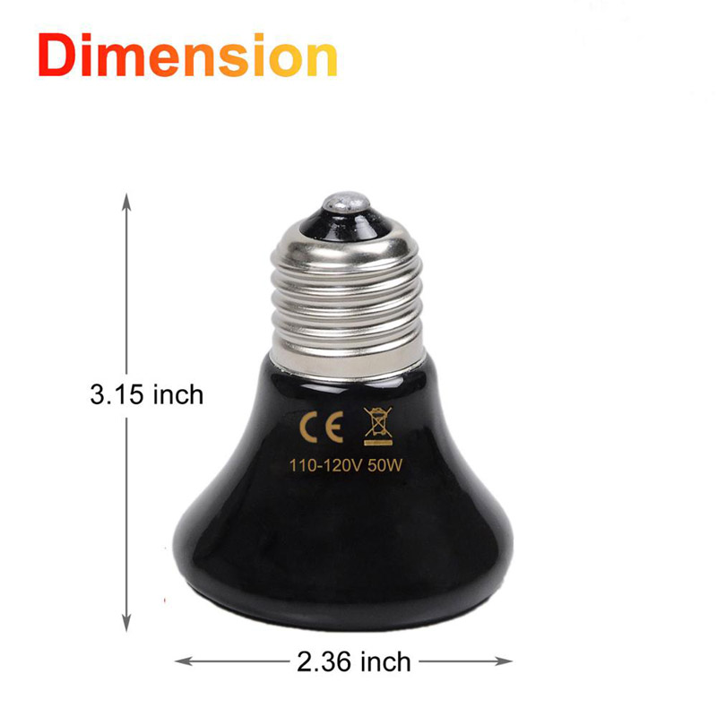 Pet Far Infrared Emitter Heat Lamp Bulb